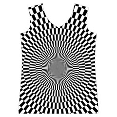 Circles Checkered Abstract Abstraction Art Women s Basketball Tank Top from ArtsNow.com Front