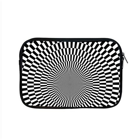 Circles Checkered Abstract Abstraction Art Apple MacBook Pro 15  Zipper Case from ArtsNow.com Front