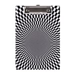 Circles Checkered Abstract Abstraction Art A5 Acrylic Clipboard