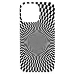 Circles Checkered Abstract Abstraction Art iPhone 14 Pro Max Black UV Print Case