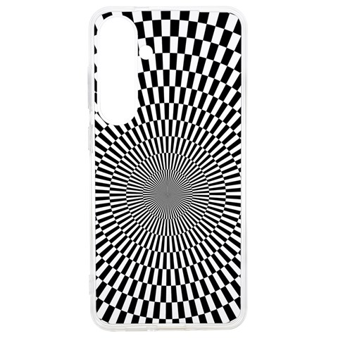 Circles Checkered Abstract Abstraction Art Samsung Galaxy S24 Ultra 6.9 Inch TPU UV Case from ArtsNow.com Front