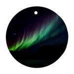 Aurora Borealis Beautiful Northern Lights Nature Ornament (Round)