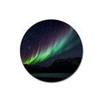 Aurora Borealis Beautiful Northern Lights Nature Magnet 3  (Round)