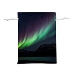 Aurora Borealis Beautiful Northern Lights Nature Lightweight Drawstring Pouch (L)