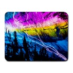 Night Skiing Colored Dead Grateful Lights Mountain Small Mousepad