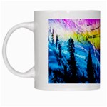 Night Skiing Colored Dead Grateful Lights Mountain White Mug