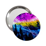 Night Skiing Colored Dead Grateful Lights Mountain 2.25  Handbag Mirrors