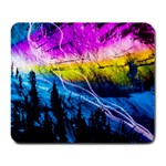 Night Skiing Colored Dead Grateful Lights Mountain Large Mousepad