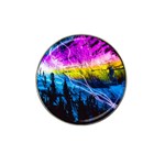 Night Skiing Colored Dead Grateful Lights Mountain Hat Clip Ball Marker (4 pack)