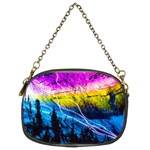 Night Skiing Colored Dead Grateful Lights Mountain Chain Purse (Two Sides)