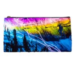 Night Skiing Colored Dead Grateful Lights Mountain Pencil Case