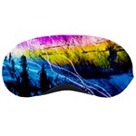 Night Skiing Colored Dead Grateful Lights Mountain Sleep Mask