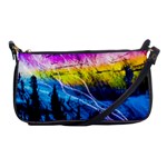 Night Skiing Colored Dead Grateful Lights Mountain Shoulder Clutch Bag