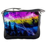 Night Skiing Colored Dead Grateful Lights Mountain Messenger Bag