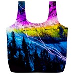 Night Skiing Colored Dead Grateful Lights Mountain Full Print Recycle Bag (XL)