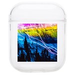 Night Skiing Colored Dead Grateful Lights Mountain Soft TPU AirPods 1/2 Case