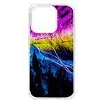 Night Skiing Colored Dead Grateful Lights Mountain iPhone 14 Pro TPU UV Print Case