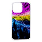 Night Skiing Colored Dead Grateful Lights Mountain iPhone 14 Pro Max TPU UV Print Case