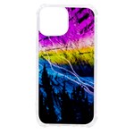 Night Skiing Colored Dead Grateful Lights Mountain iPhone 13 mini TPU UV Print Case