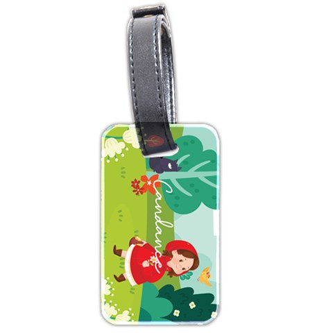 Personalized Name little Red Riding Hood Luggage Tag (two sides) Luggage Tag (two sides) from ArtsNow.com Front