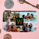 Personalized Photo Initial Family Name Card Style Large Coin Purse Large Coin Purse