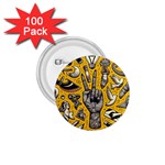 Yellow Template Design 1.75  Buttons (100 pack) 