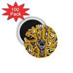 Yellow Template Design 1.75  Magnets (100 pack) 