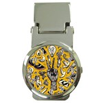 Yellow Template Design Money Clip Watches