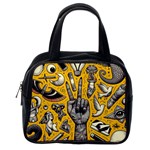 Yellow Template Design Classic Handbag (One Side)