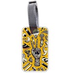 Yellow Template Design Luggage Tag (two sides)