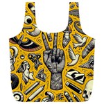 Yellow Template Design Full Print Recycle Bag (XL)