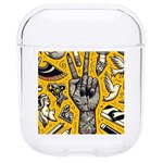 Yellow Template Design Hard PC AirPods 1/2 Case