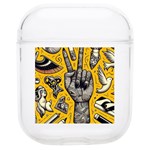 Yellow Template Design Soft TPU AirPods 1/2 Case