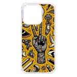 Yellow Template Design iPhone 14 Pro TPU UV Print Case