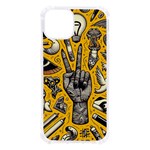 Yellow Template Design iPhone 13 TPU UV Print Case