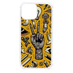 Yellow Template Design iPhone 13 mini TPU UV Print Case