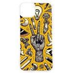 Yellow Template Design iPhone 15 Pro TPU UV Print Case