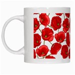 Flower Poppies Plant Petal White Mug