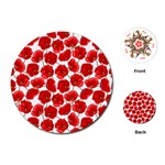 Flower Poppies Plant Petal Playing Cards Single Design (Round)