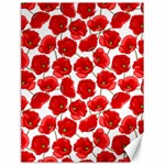 Flower Poppies Plant Petal Canvas 18  x 24 