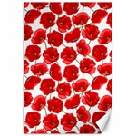 Flower Poppies Plant Petal Canvas 24  x 36 