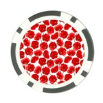 Flower Poppies Plant Petal Poker Chip Card Guard