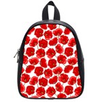 Flower Poppies Plant Petal School Bag (Small)