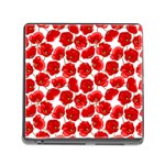 Flower Poppies Plant Petal Memory Card Reader (Square 5 Slot)