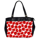 Flower Poppies Plant Petal Oversize Office Handbag (2 Sides)