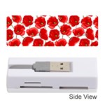 Flower Poppies Plant Petal Memory Card Reader (Stick)