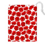 Flower Poppies Plant Petal Drawstring Pouch (4XL)