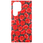 Flower Poppies Plant Petal Samsung Galaxy S24 Ultra 6.9 Inch Black TPU UV Case