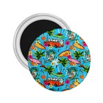 Summer Pattern Seamless 2.25  Magnets