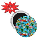 Summer Pattern Seamless 1.75  Magnets (100 pack) 